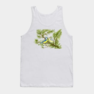 Mother and Baby Garden Birds Tank Top